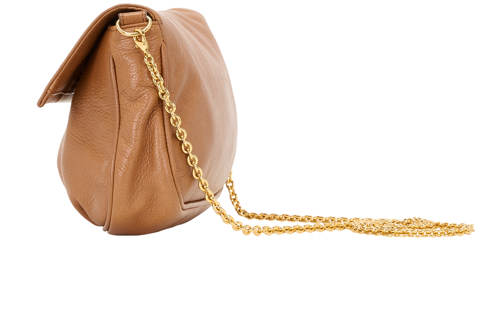 Fendista Pochette, &pound;550, Handbags, Brown, Leather, Bottom view